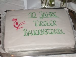Výročí 10 let franšízového systému Tiroler Bauernstandl